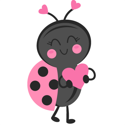 Valentine Ladybug SVG scrapbook cut file cute clipart ...