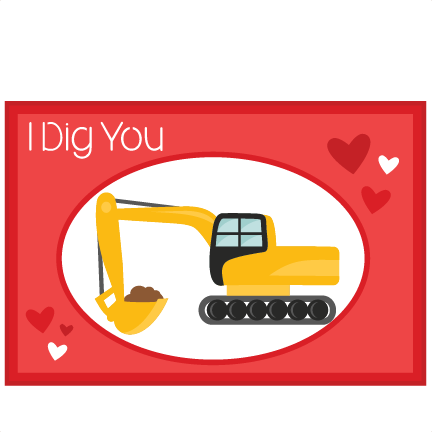 Download Valentine Card I Dig You SVG scrapbook cut file cute ...