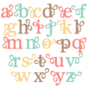 Flourish Alphabet Lowercase SVG scrapbook cut file cute clipart files for silhouette cricut pazzles free svgs free svg cuts cute cut files