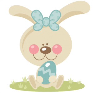 Girl Bunny Holding Egg  SVG scrapbook cut file cute clipart files for silhouette cricut pazzles free svgs free svg cuts cute cut files