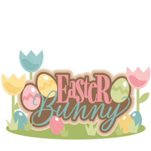 Easter Bunny Title SVG scrapbook cut file cute clipart files for silhouette cricut pazzles free svgs free svg cuts cute cut files