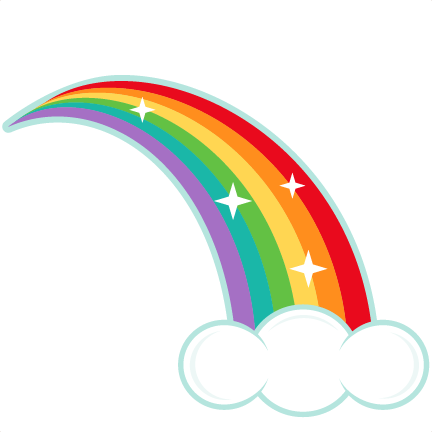  Rainbow  SVG scrapbook cut file cute clipart files for 