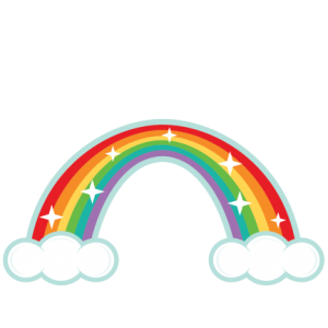 Download Rainbow SVG scrapbook cut file cute clipart files for ...