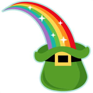 Rainbow into Leprechaun Hat SVG scrapbook cut file cute clipart files for silhouette cricut pazzles free svgs free svg cuts cute cut files