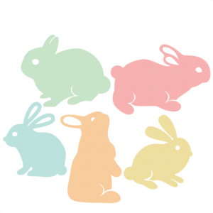 Easter Bunny Set SVG scrapbook cut file cute clipart files for silhouette cricut pazzles free svgs free svg cuts cute cut files