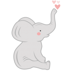 Download Baby Elephant SVG scrapbook cut file cute clipart files ...