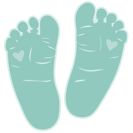 Download Baby Feet SVG scrapbook cut file cute clipart files for ...