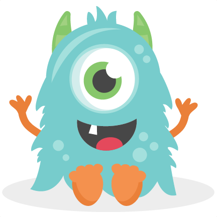Baby Monster SVG scrapbook cut file cute clipart files for silhouette ...