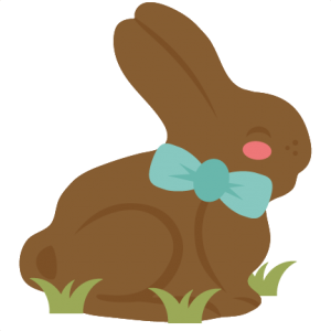 Chocolate Bunny SVG cutting files for cricut silhouette pazzles free svg cuts free svgs cut cute files for scrapbooking