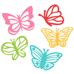 Download Butterfly Set SVG scrapbook cut file cute clipart files ...