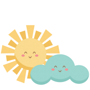 Happy Sun and Cloud SVG scrapbook cut file cute clipart files for silhouette cricut pazzles free svgs free svg cuts cute cut files