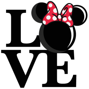 Love Mouse Girl Title SVG scrapbook cut file cute clipart files for silhouette cricut pazzles free svgs free svg cuts cute cut files