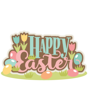 Happy Easter Title SVG scrapbook cut file cute clipart files for silhouette cricut pazzles free svgs free svg cuts cute cut files