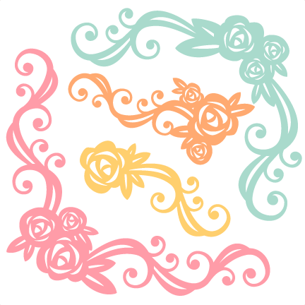 Flower Flourishes Svg Scrapbook Cut File Cute Clipart Files For Silhouette Cricut Pazzles Free Svgs Free Svg Cuts Cute Cut Files