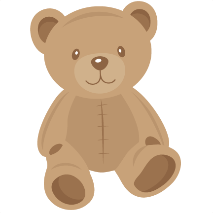 Teddy Bear SVG scrapbook cut file cute clipart files for