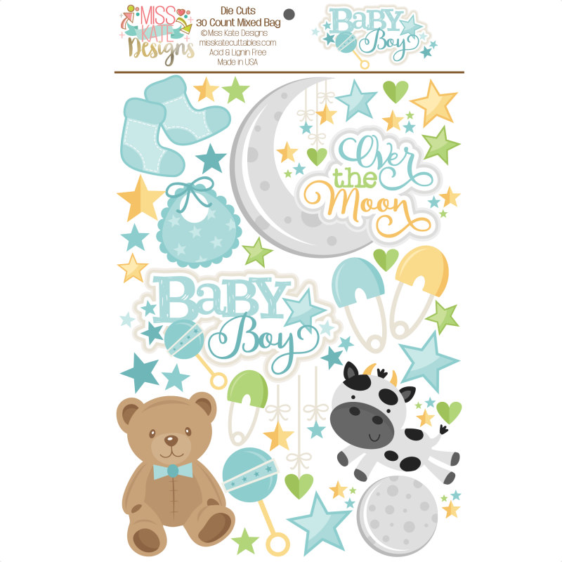 Miss Kate Cuttables Paper Die Cuts for Scrapbooking, Card Making, Paper