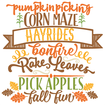 Download Fall Fun Word Art SVG scrapbook cut file cute clipart ...