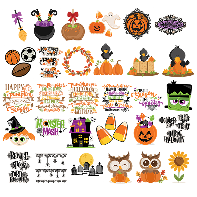 31 Pumpkin SVGs for Halloween, Fall, and Harvest Season