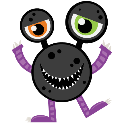 Download Halloween Monster SVG scrapbook cut file cute clipart files for silhouette cricut pazzles free ...