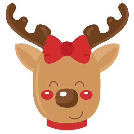 Download Reindeer SVG scrapbook cut file cute clipart files for ...