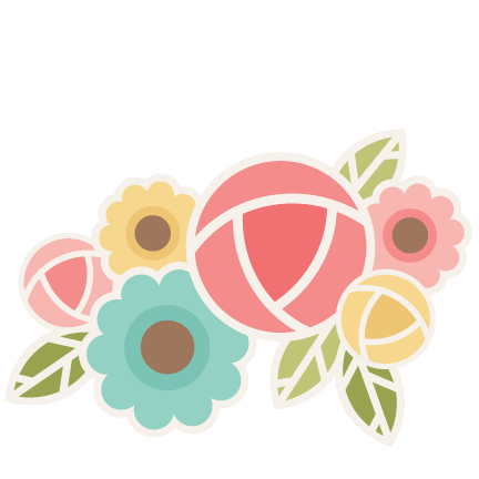 Flower Group SVG scrapbook cut file cute clipart files for silhouette ...