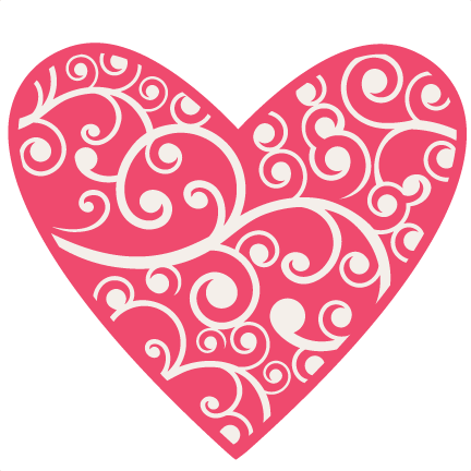 Download Flourish Heart SVG scrapbook cut file cute clipart files ...