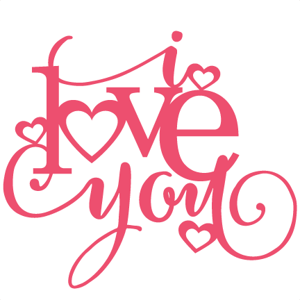 Download I Love You Title SVG scrapbook cut file cute clipart files ...