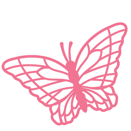 Butterfly SVG scrapbook cut file cute clipart files for silhouette