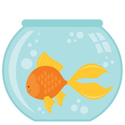 Goldfish in Bowl SVG scrapbook cut file cute clipart files for