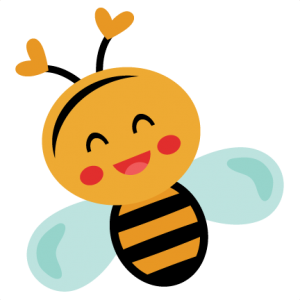 Download Smiling Bee SVG scrapbook cut file cute clipart files for ...