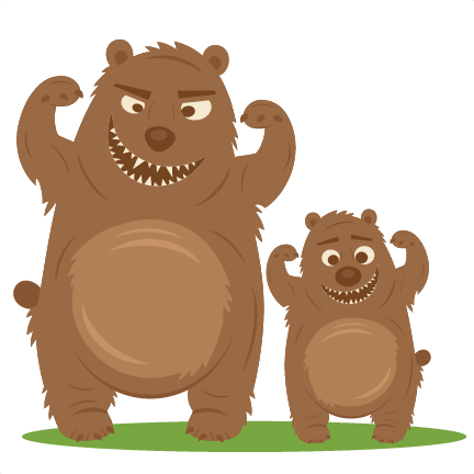 Mama bear and baby bear Svg cut file for cricut