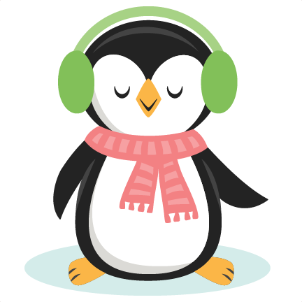Download Winter Christmas Penguin SVG scrapbook cut file cute ...