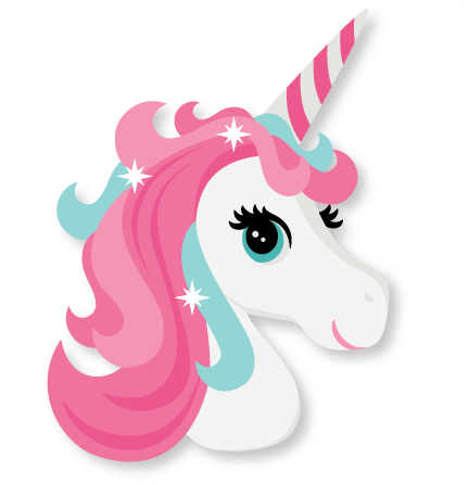 unicorn head cute unicorn svg cut file scrapbook cut file