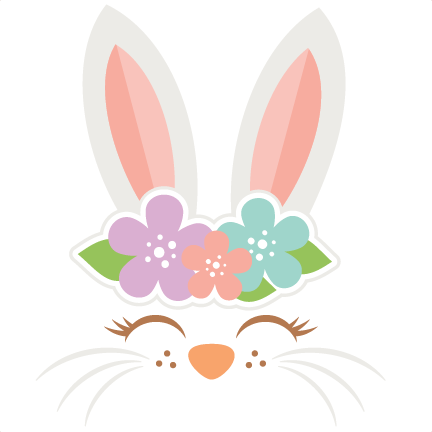 Download Easter Bunny Face Svg Cut Files Svg Scrapbook Cut File Cute Clipart Files For Silhouette Cricut Pazzles Free Svgs Free Svg Cuts Cute Cut Files