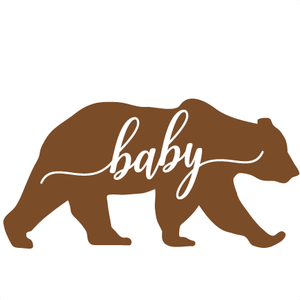 Download Baby Bear svg cuts scrapbook cut file cute clipart files for silhouette cricut pazzles free svgs ...