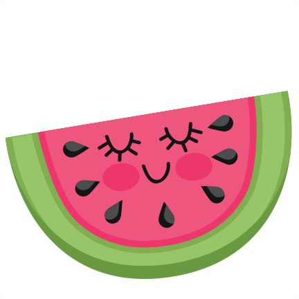 Download Cute Watermelon SVG scrapbook cut file cute clipart files ...