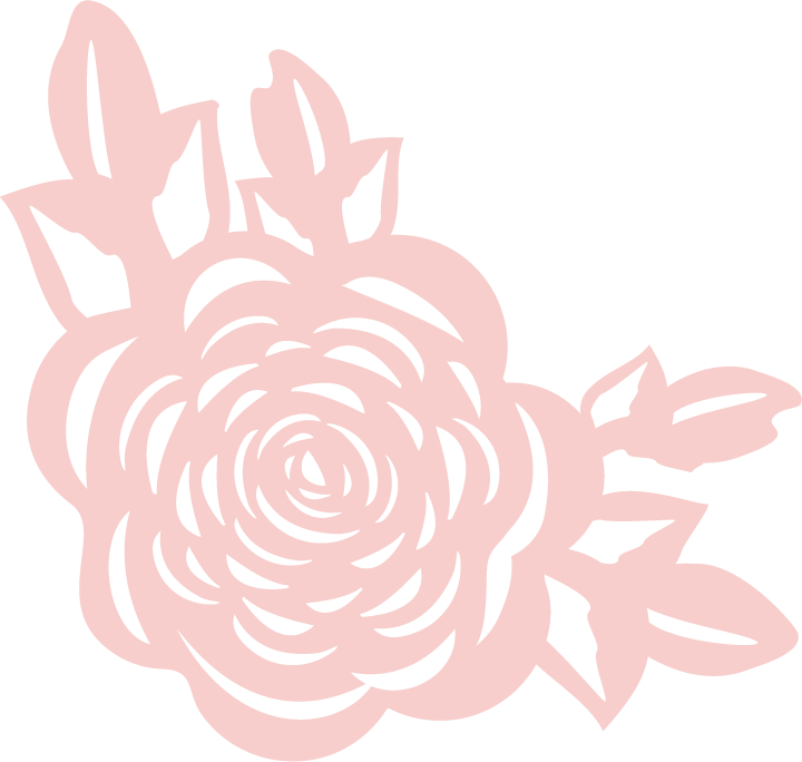 Rose SVG Cut File Template for Cricut and Silhouette – Digital Art