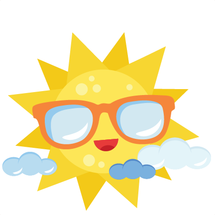 Sun With Sunglasses Free Svg Cut File Free Cut Files Cute Clipart Files For Silhouette Cricut Pazzles Free Svgs Free Svg Cuts Cute Cut Filess