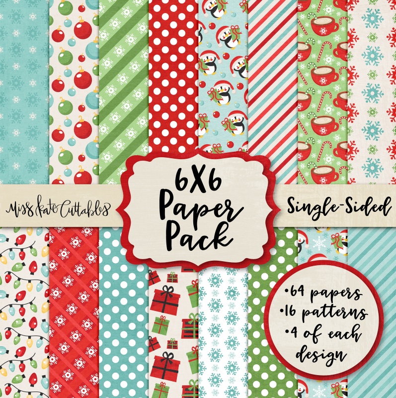Oh What Fun-6X6 Paper Pack - ohwhatfun6X6 - Christmas