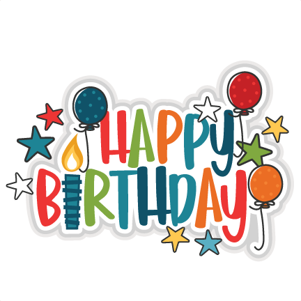 Happy Birthday Title Scrapbook Title Svg Cuts Scrapbook Cut File Cute Clipart Files For Silhouette Cricut Pazzles Free Svgs Free Svg Cuts Cute Cut Files