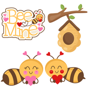 DOTD Bee Mine 01/14/2019 - DOTD190114BeeMine - Miss Kate Cuttables - New Releases!