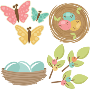 Butterflies Twigs &amp; Eggs - DOTD190313ButterfliesTwigs&amp;amp;Eggs - Easter