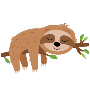 Download Sloth Sleeping on Tree svg cut file svg cut file scrapbook ...