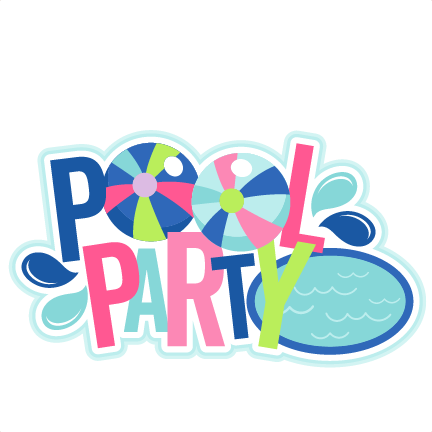 Pool Party Title SVG scrapbook cut file cute clipart files for silhouette  cricut pazzles free svgs free svg cuts cute cut files