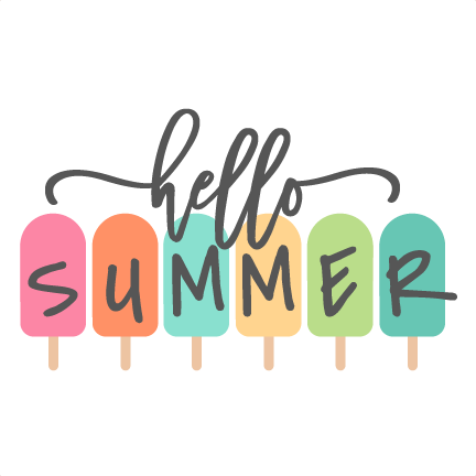 Hello Summer Title Scrapbook title svg cuts scrapbook cut file cute clipart  files for silhouette cricut pazzles free svgs free svg cuts cute cut files