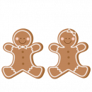 gingerbread boy and girl cookies