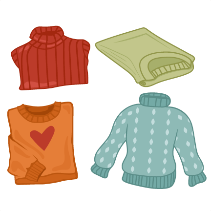 Sweater Set cut file scrapbook cut file cute clipart files for ...