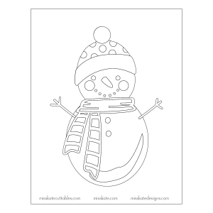 Snowman Coloring Page SVG scrapbook cut file cute clipart files for silhouette cricut pazzles free svgs free svg cuts cute cut files