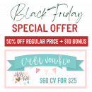 $60 CV for $25