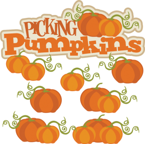Picking Pumpkins SVG